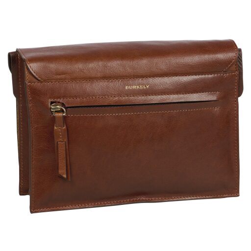 BURKELY dámská crossbody kabelka Fine Florence 1001703.34.23 hnědá zadní strana