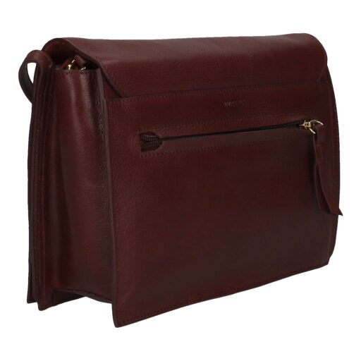 BURKELY dámská crossbody kabelka Fine Florence 1001703.34.51 burgundy zadní strana
