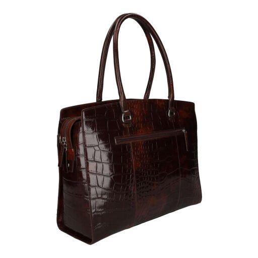 BURKELY dámská kabelka na notebook 15,6" Cool Colbie 1000432.29.97 burgundy zadní strana