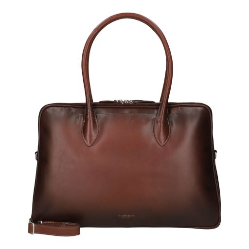 BURKELY Dámská kabelka na notebook 15,6" Ledger 1002404.75.51 hnědá