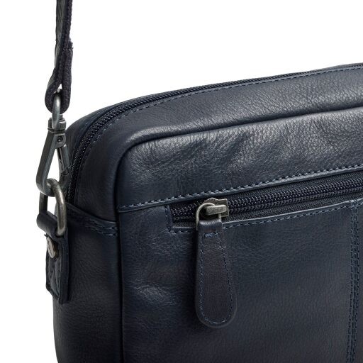 The Chesterfield Brand Dámská kabelka přes rameno Liora C48.142010 tmavě modrá zadní přihrádka