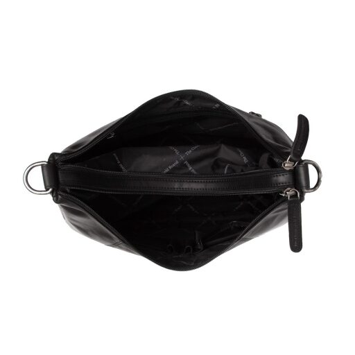 Dámská kožená kabelka přes rameno The Chesterfield Brand Marle C48.129700 černá - otevřená