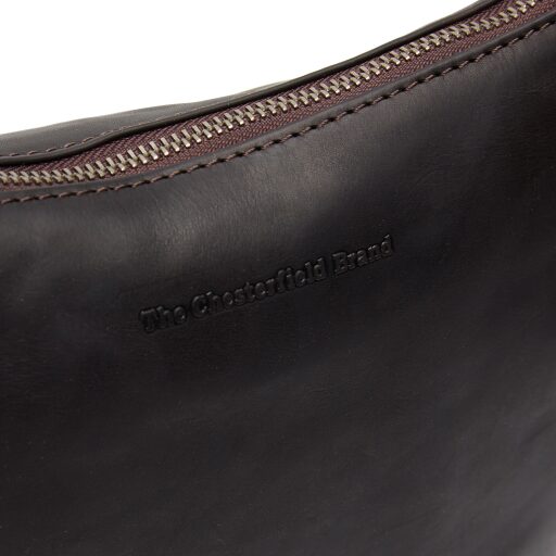 Kožená kabelka přes rameno Redding C48.130701 hnědá - logo značky The Chesterfield Brand