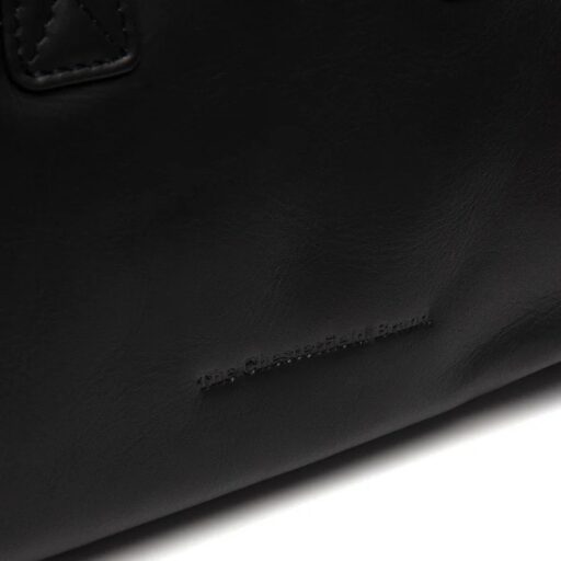 The Chesterfield Brand dámská kožená kabelka do ruky i přes rameno Dalford C48.140900 černá logo