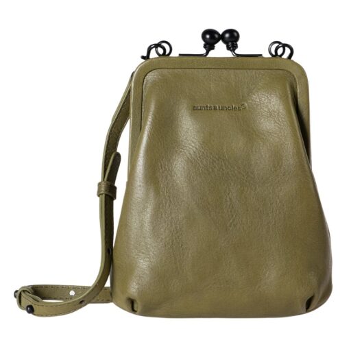 aunts & uncles Dámská kožená kabelka do ruky i přes rameno Grandma´s Luxury Club Mrs. Sugar Pop 40454-109 olivově zelená