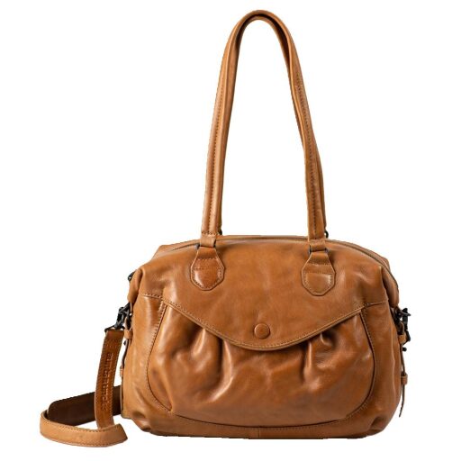 aunts & uncles kožená kabelka do ruky i přes rameno Mrs. Churro 40282-1 koňaková