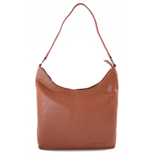 DANIEL RAY dámská kožená kabelka do ruky i přes rameno Mudgee DRL 16.1618.31 koňaková