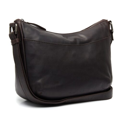 The Chesterfield Brand Malá kožená kabelka přes rameno / crossbody Henderson C48.130901 hnědá - přední strana