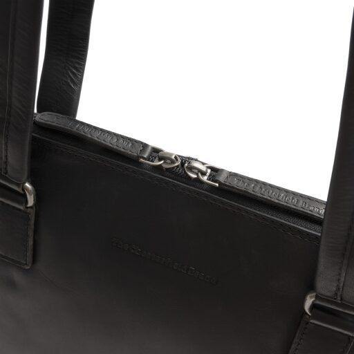 The Chesterfield Brand Dámská kožená kabelka Isara C40.111000 černá dvoucestný zip