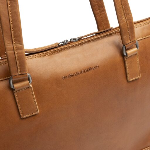 The Chesterfield Brand Dámská kožená kabelka Isara C40.111031 koňaková logo