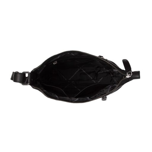 Dámská kožená taška přes rameno / crossbody kabelka The Chesterfield Brand Vervins černá C48.129600 otevřená