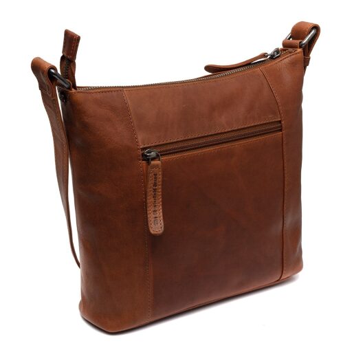 Dámská kožená kabelka přes rameno The Chesterfield Brand Vervins koňaková C48.129631 - zadní strana tašky