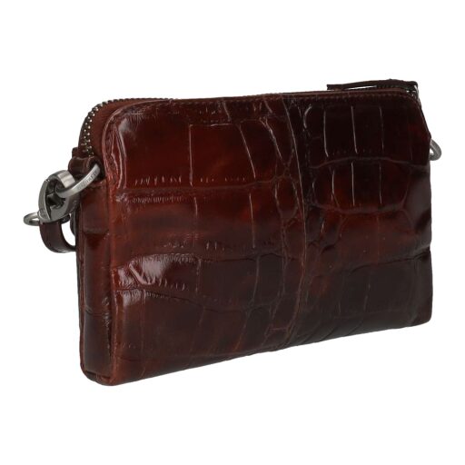 BURKELY dámská kožená minikabelka Cool Colbie 1000445.29.97 burgundy zadní strana
