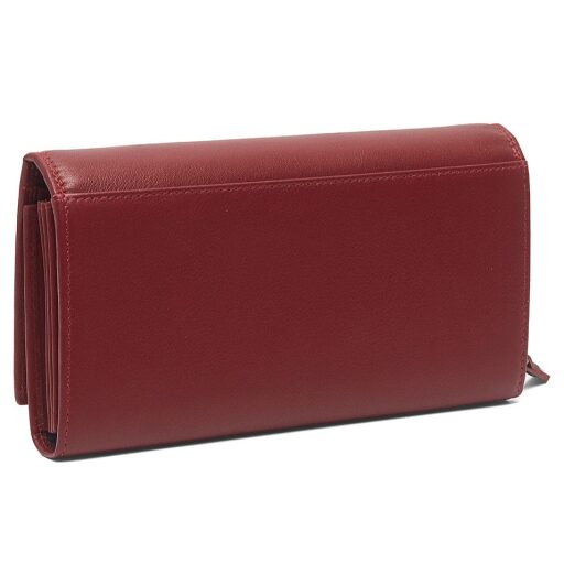 The Chesterfield Brand dámská kožená peněženka RFID Arvento C08.054704 červená zadní strana