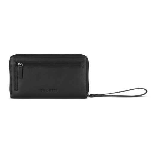 Bugatti dámská kožená peněženka RFID Black Magic 49127001 černá zadní strana