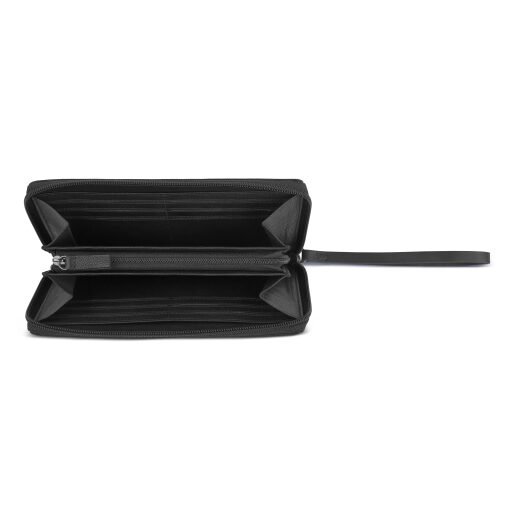 Bugatti dámská kožená peněženka RFID Black Magic 49127001 černá otevřená