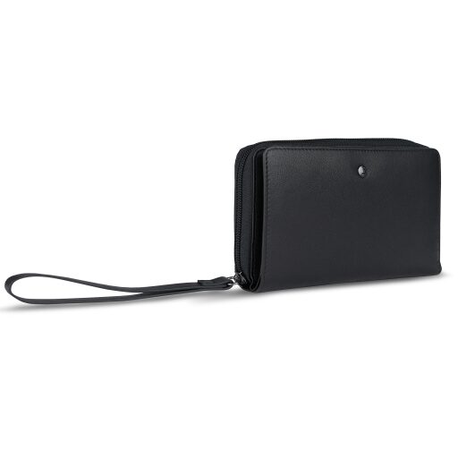 Bugatti dámská kožená peněženka RFID Black Magic 49127401 černá přední strana