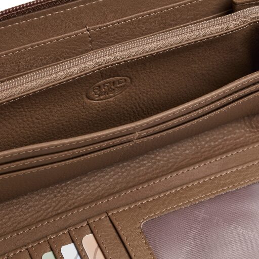 The Chesterfield Brand Dámská kožená peněženka RFID Mirelle béžová rfid