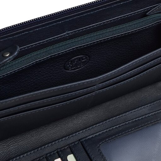 The Chesterfield Brand Dámská kožená peněženka RFID Mirelle tmavě modrá rfid