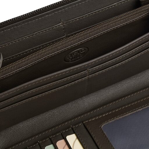 The Chesterfield Brand Dámská kožená peněženka RFID Mirelle tmavě šedá rfid