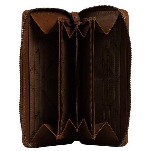 The Chesterfield Brand dámská kožená peněženka RFID Nova C08.017631 koňaková otevřená