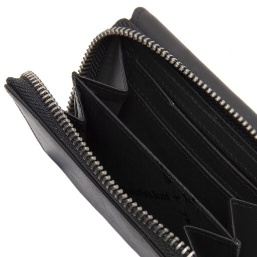 Dámská kožená peněženka RFID Sorraia C08.052100 černá kapsa na zip