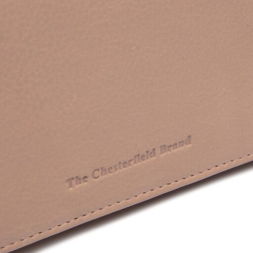 The Chesterfield Brand Dámská kožená peněženka RFID Valetta C08.062609 světle růžová logo