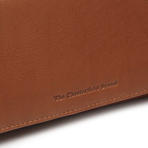 The Chesterfield Brand Dámská kožená peněženka RFID Valetta C08.062631 koňaková logo