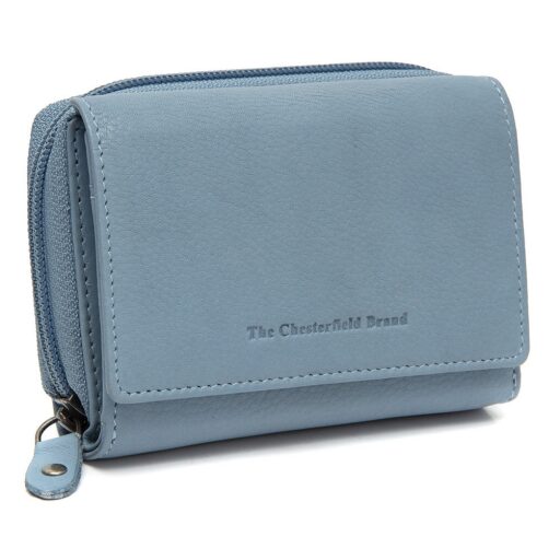Dámská kožená peněženka RFID Zelan C08.062415 světle modrá