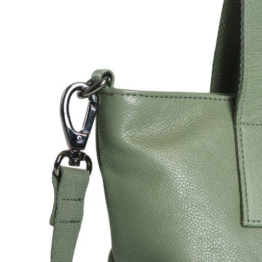 Dámská kožená shopper kabelka Ulverstone DRL18.1593.52 zelená detail
