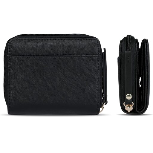 Bugatti dámská peněženka Ella 496632S01 černá zadní a boční náhled