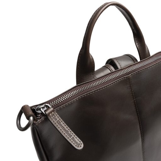 The Chesterfield Brand Dámský kožený batoh do města Manchester C58.014101 hnědý zip