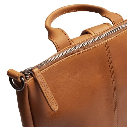 The Chesterfield Brand Dámský kožený batoh do města Manchester C58.014131 koňakový zip