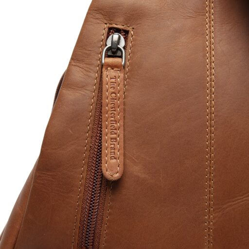 The Chesterfield Brand Dámský kožený batůžek Howard C58.070431 koňakový zip zadní kapsa
