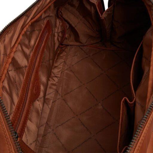 The Chesterfield Brand Kožená cestovní taška Melbourne C20.004131 koňaková otevřená