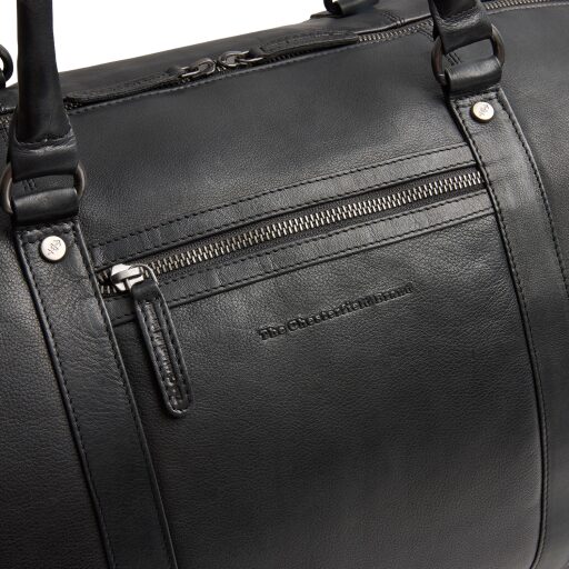 The Chesterfield Brand Kožená cestovní taška - weekender Amaris C20.006500 černá malá přihrádka