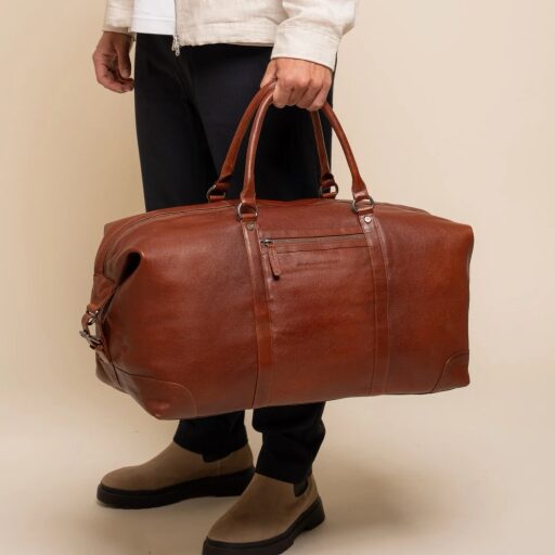 The Chesterfield Brand Kožená cestovní taška - weekender Amaris C20.006531 koňaková přední strana