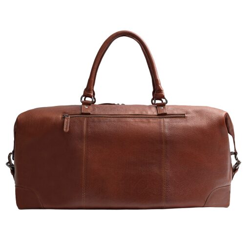 The Chesterfield Brand Kožená cestovní taška - weekender Amaris C20.006531 koňaková zadní strana