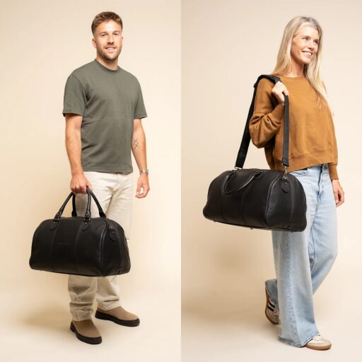 The Chesterfield Brand Kožená cestovní taška - weekender  C20.007000 Liam II černá pánská i dámská