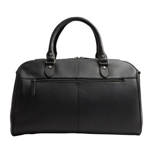 The Chesterfield Brand Kožená cestovní taška - weekender  C20.007000 Liam II černá zadní strana