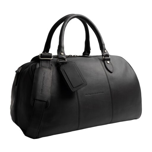 The Chesterfield Brand Kožená cestovní taška - weekender  C20.007000 Liam II černá přední strana