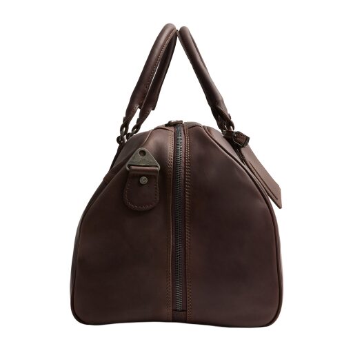 The Chesterfield Brand Kožená cestovní taška - weekender C20.007001 Liam II hnědá boční náhled