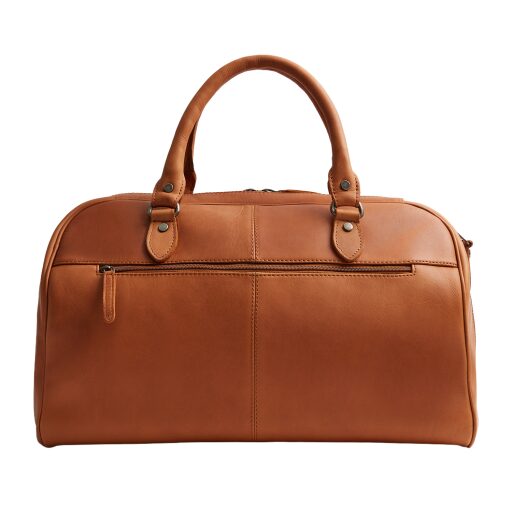 The Chesterfield Brand Kožená cestovní taška - weekender  C20.007031 Liam II koňak zadní strana