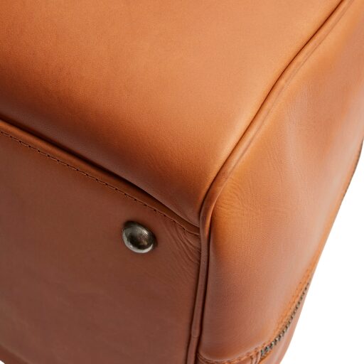 The Chesterfield Brand Kožená cestovní taška - weekender  C20.007031 Liam II koňak detail