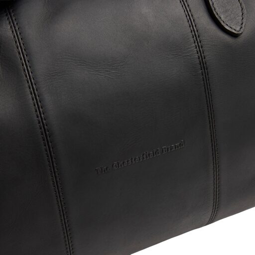 The Chesterfield Brand Kožená cestovní taška - weekender C20.007100 William II černá logo