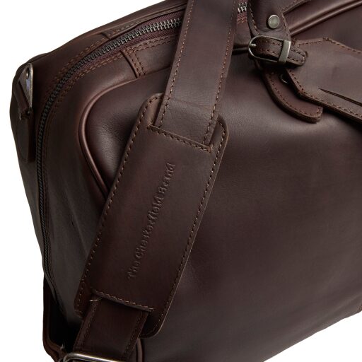 The Chesterfield Brand Kožená cestovní taška - weekender C20.007101 William II hnědá ramenní polstrování