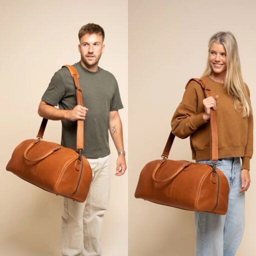 The Chesterfield Brand Kožená cestovní taška - weekender C20.007131 William II koňak pánská i dámská