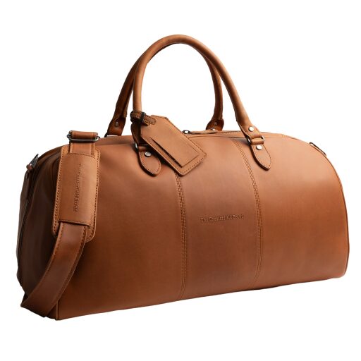 The Chesterfield Brand Kožená cestovní taška - weekender C20.007131 William II koňak přední strana