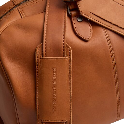 The Chesterfield Brand Kožená cestovní taška - weekender C20.007131 William II koňak ramenní polstrování