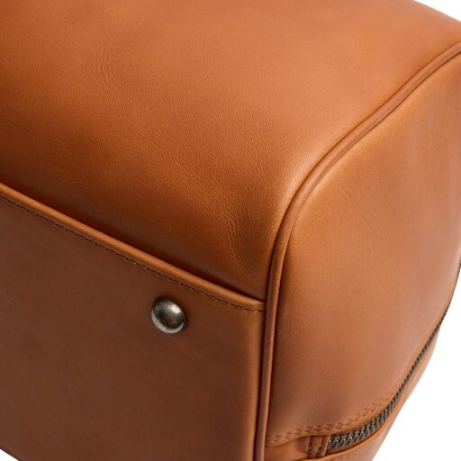The Chesterfield Brand Kožená cestovní taška - weekender C20.007131 William II koňak detail